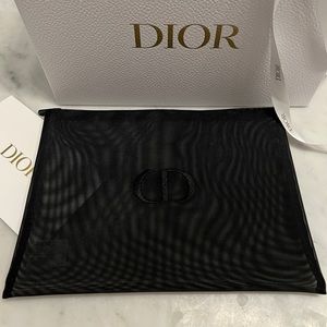 Dior Black Mesh Pouch